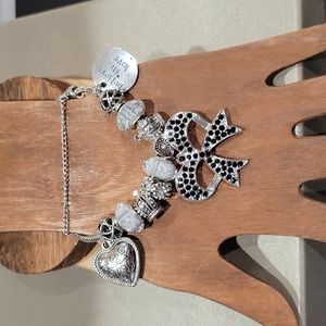 Silver Charm Bracelet NWT